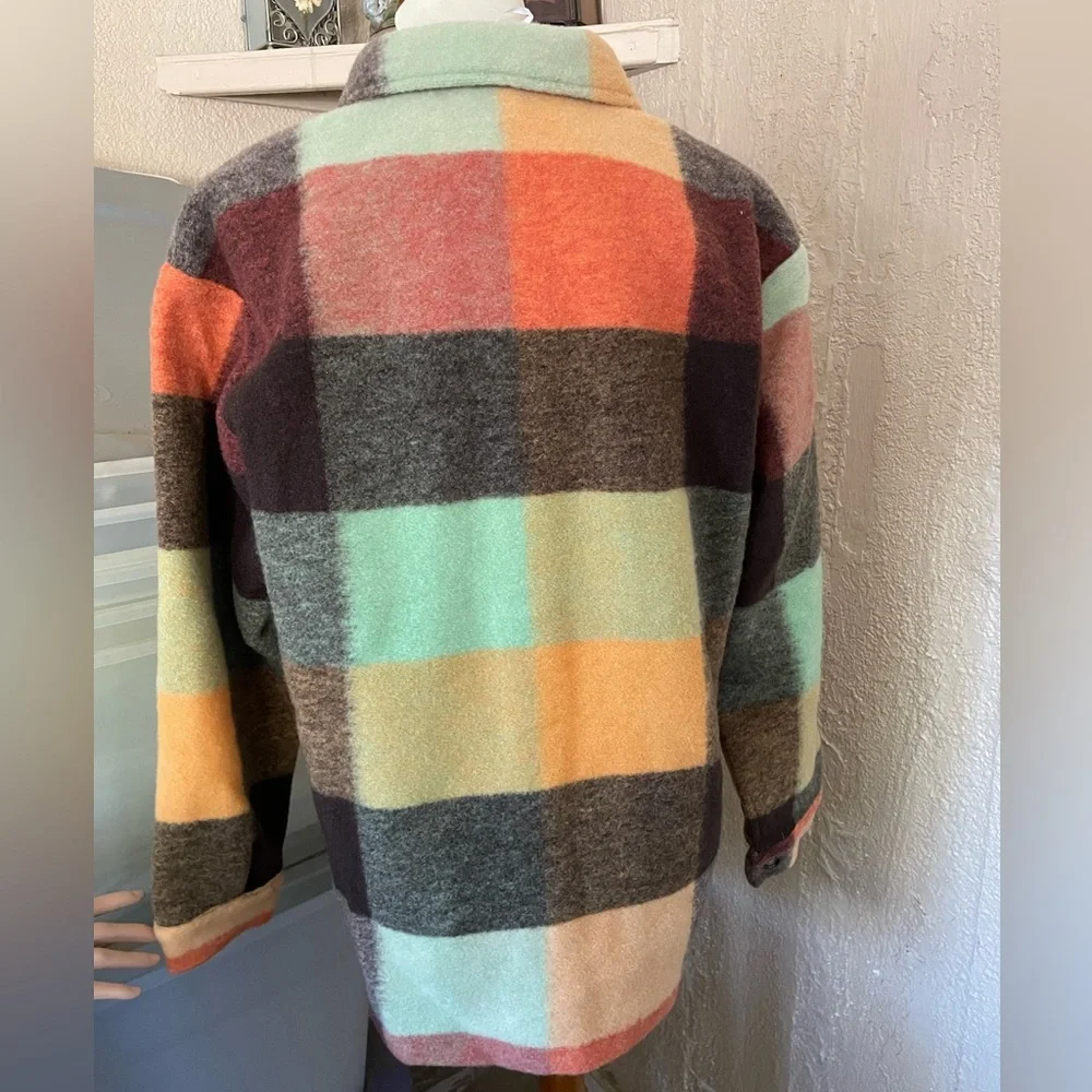 Cute Checkered Fleece Jacket - Picture 8 of 10